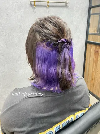 セミロング カラー clomus所属・YUKA艶髪 🌸寛ぎ部屋のヘアスタイル