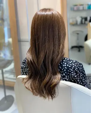 ロング カラー 山内 瑞穂のヘアスタイル