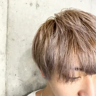 カラー メンズ メンズブリーチカラー /パーマ ごーた立川のヘアスタイル