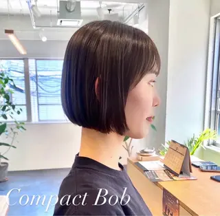 ショート カラー 小顔ボブ&レイヤー 特化🤎RISAのヘアスタイル