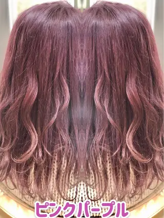 ロング カラー 永島 桜のヘアスタイル