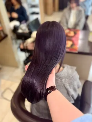 ロング カラー 🎀透明感カラー 🐈ナズナのヘアスタイル