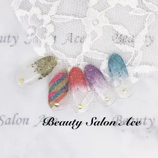 ネイル Beauty Salon Ace（ネイルサロン　エース）所属・池袋フィルイン Ace♡長さだしのネイルデザイン