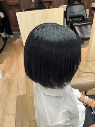 ミディアム 稲垣 舜典のヘアスタイル