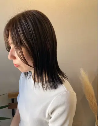 ミディアム 志村 瞳のヘアスタイル