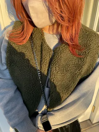 セミロング カラー 金森 有希のヘアスタイル