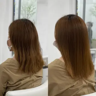 ロング カラー パーマ 相武台ショート特化 💐川崎希💐のヘアスタイル