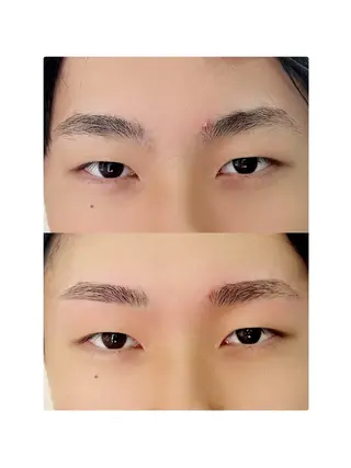 メンズ アイブロウ Fameu+ SATOKAのマツエク・マツパデザイン