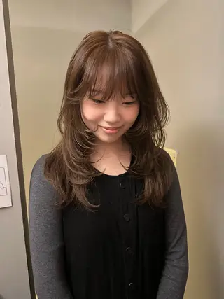 セミロング hase ／tsunaguのヘアスタイル