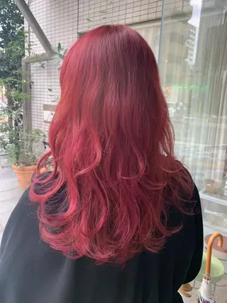 ロング カラー fio マナミのヘアスタイル