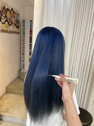 ロング カラー 安井まゆ _Box mico.のヘアスタイル