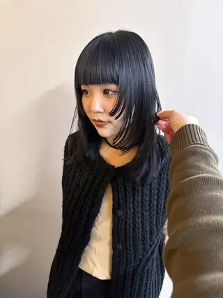 ロング カラー ハイトーン レイヤー🎀meiのヘアスタイル