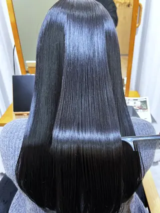 ロング 縮毛矯正/艶カラー/ ブリーチ/SHOTAのヘアスタイル