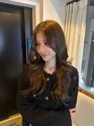 ロング カラー Bonheur銀座 /前田 栞九郎のヘアスタイル