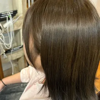 ミディアム カラー 徳 永のヘアスタイル