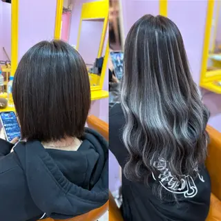 ショート チビ編み込みエクステ どぅ〜す/YUIのヘアスタイル