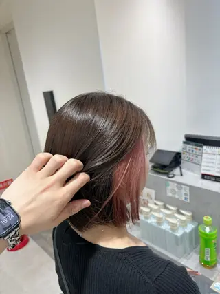 ショート カラー NaVIユウジ ブリーチカラーのヘアスタイル