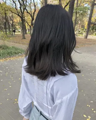 ミディアム カラー パーマ メンズ sendai mayumiのヘアスタイル