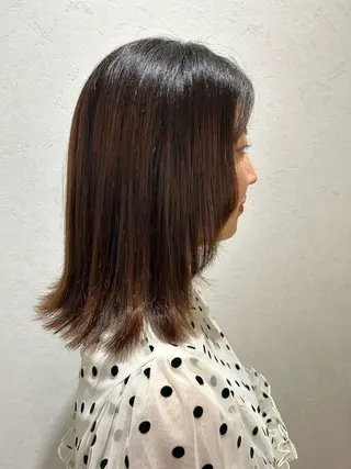 ミディアム 渋谷 みゆのヘアスタイル