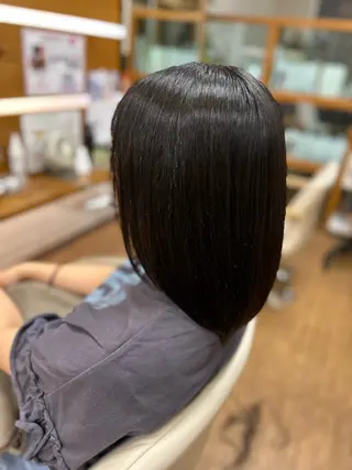 セミロング 神谷 千明のヘアスタイル