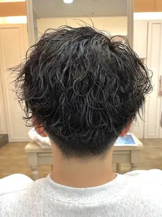 ショート パーマ メンズ メンズパーマ🌀/ 中村郁未のヘアスタイル