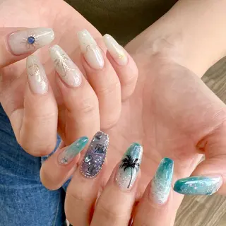 ネイル HAIR&MAKE EARTH 浦添店所属・EARTH浦添店 村吉のネイルデザイン