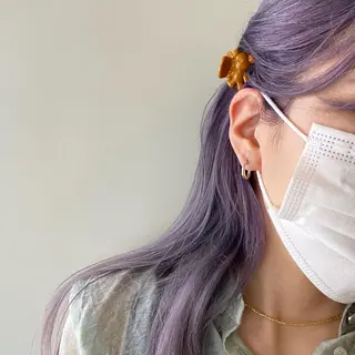 ロング カラー パーマ ヘアアレンジ メンズ キッズ ネイル マツエク・マツパ GIVET (ジヴェ)所属・撮影モデル募集 🦋soemikaのヘアスタイル