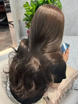 ロング カラー 🍒ブリーチなしカラ ー／Sakura🍒のヘアスタイル