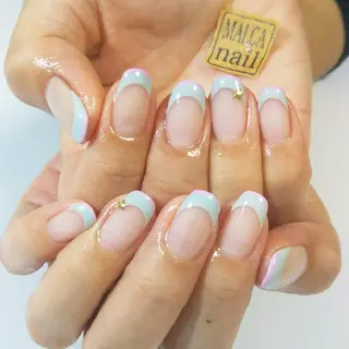 ヘアアレンジ ネイル キッズ カラー ロング メンズ マツエク・マツパ MALCAnail(マルカネイル)所属・荒木 莉奈のネイルデザイン