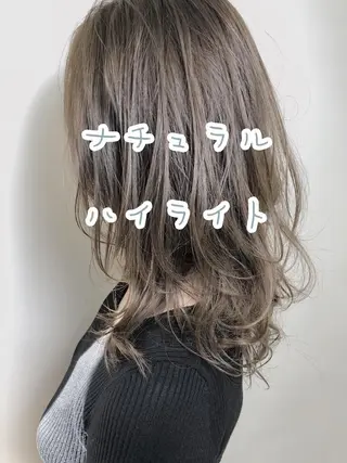 セミロング カラー 似合わせ専門美容師 なかじまのヘアスタイル