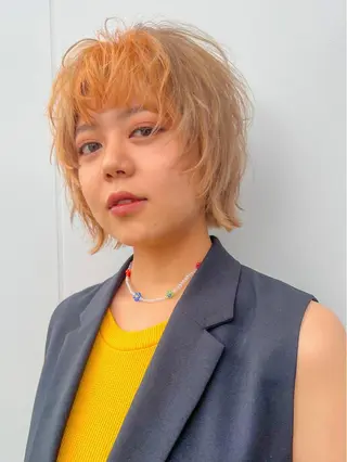 ショート 福岡縮毛矯正✨️ ストレート 向井和輝のヘアスタイル