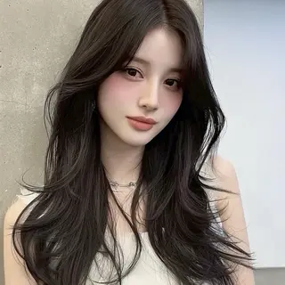 ロング 顔周り指名NO.1 🤍似合わせ／Maoのヘアスタイル