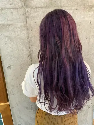 セミロング カラー ❤️カラー得意 🧡松浦睦樹❤️のヘアスタイル