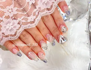 ネイル 23時まで❤︎韓国、 ワンホンネイルのネイルデザイン