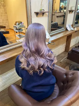 ロング Hair & Eyelash Riche所属・肥田 夕蘭のヘアスタイル