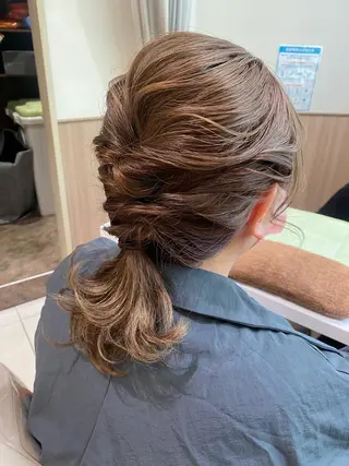 セミロング カラー ヘアアレンジ 古川 琴美のヘアスタイル