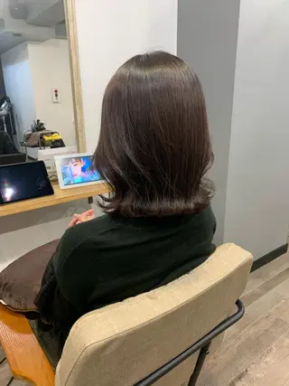 ミディアム 堀田 英樹のヘアスタイル