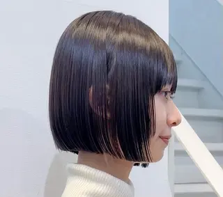 ショート カラー ⭐️似合わせボブ ⭐️かえでのヘアスタイル