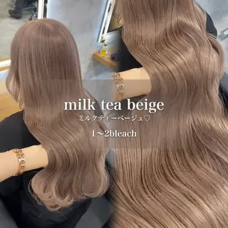 ロング カラー 淡色/ワンホンヘア 🤍MINORIのヘアスタイル