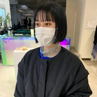 ショート カラー ANY／SUE 千葉パーマのヘアスタイル