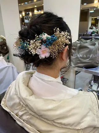 セミロング ヘアアレンジ サカグチユキナ 【tocca】のヘアスタイル