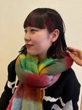 ミディアム 💿 kanna💿のヘアスタイル