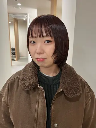 ショート china/ボブ ブリーチカラーのヘアスタイル