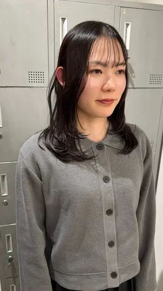 セミロング 【天満1艶髪】潤艶/ 髪質改善🌹釣本竜哉のヘアスタイル