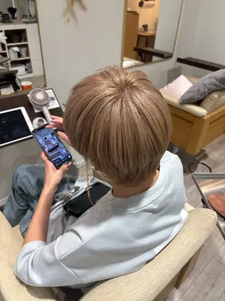 カラー カットモデル募集 𝙨𝙖𝙠𝙞💚のヘアスタイル