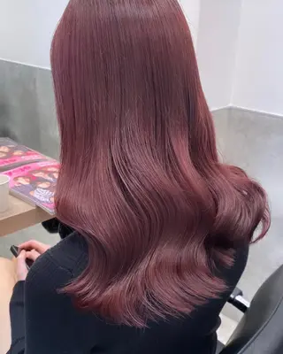セミロング カラー 💗ガーリーヘア🎀 saki💗のヘアスタイル