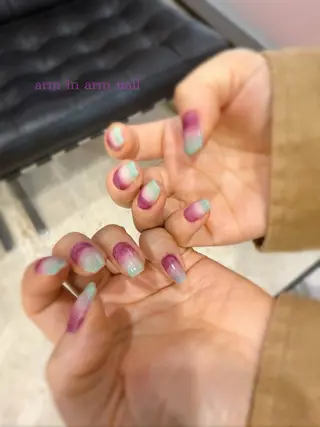 ネイル arm in arm ︎✿Yamamotoのマツエク・マツパデザイン
