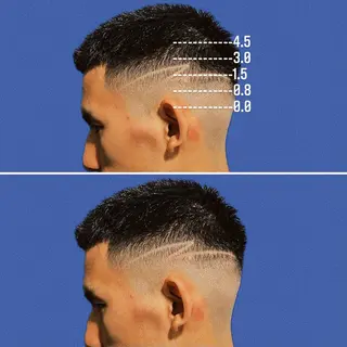 ショート カラー パーマ メンズ &CREW スタッフのヘアスタイル