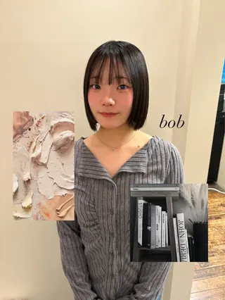 ショート 【ボブ.髪質改善. カラー】midoのヘアスタイル