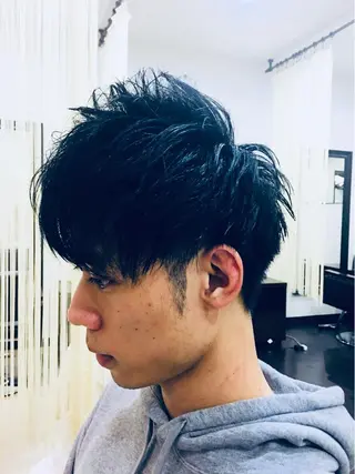 ショート カラー メンズ 阿久津 泰幸のヘアスタイル